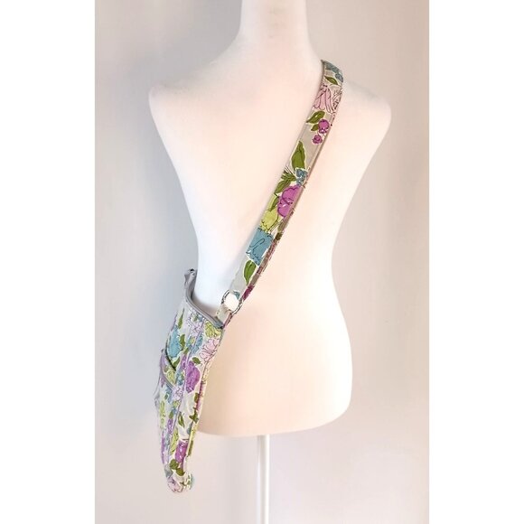 Vera Bradley Hipster Crossbody Bag Heather Pattern Quilted Purse Excellent - Picture 11 of 14